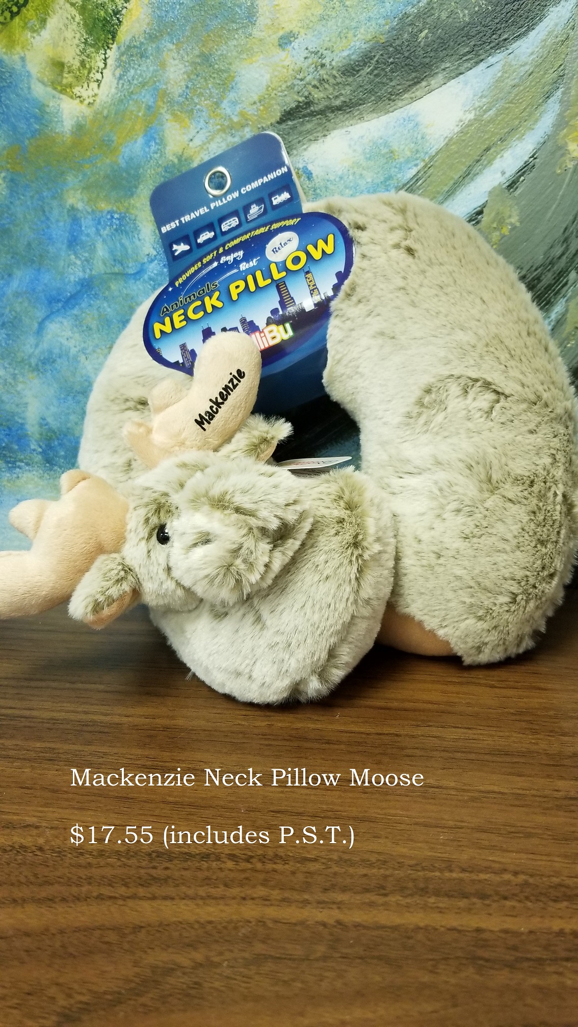 Neck Pillow Moose